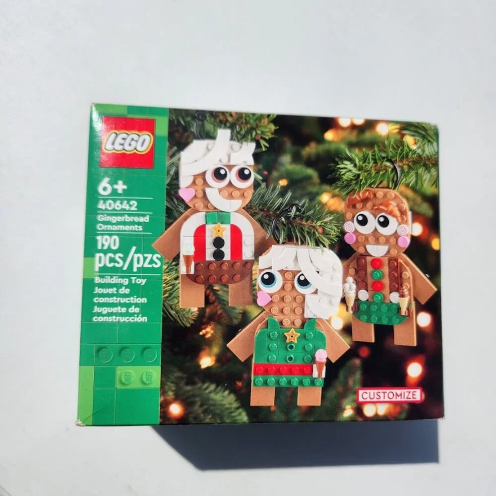 NEW Lego Gingerbread Ornaments Christmas Tree Decor Building Set 40642 Includes